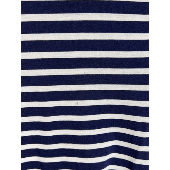 Lane Bryant Striped WINE NOT Tunic Top Womens Size 18/20 Blue White Short Sleeve - Picture 14 of 14